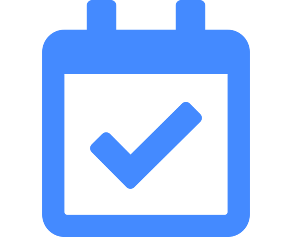 Checkmark on Calendar