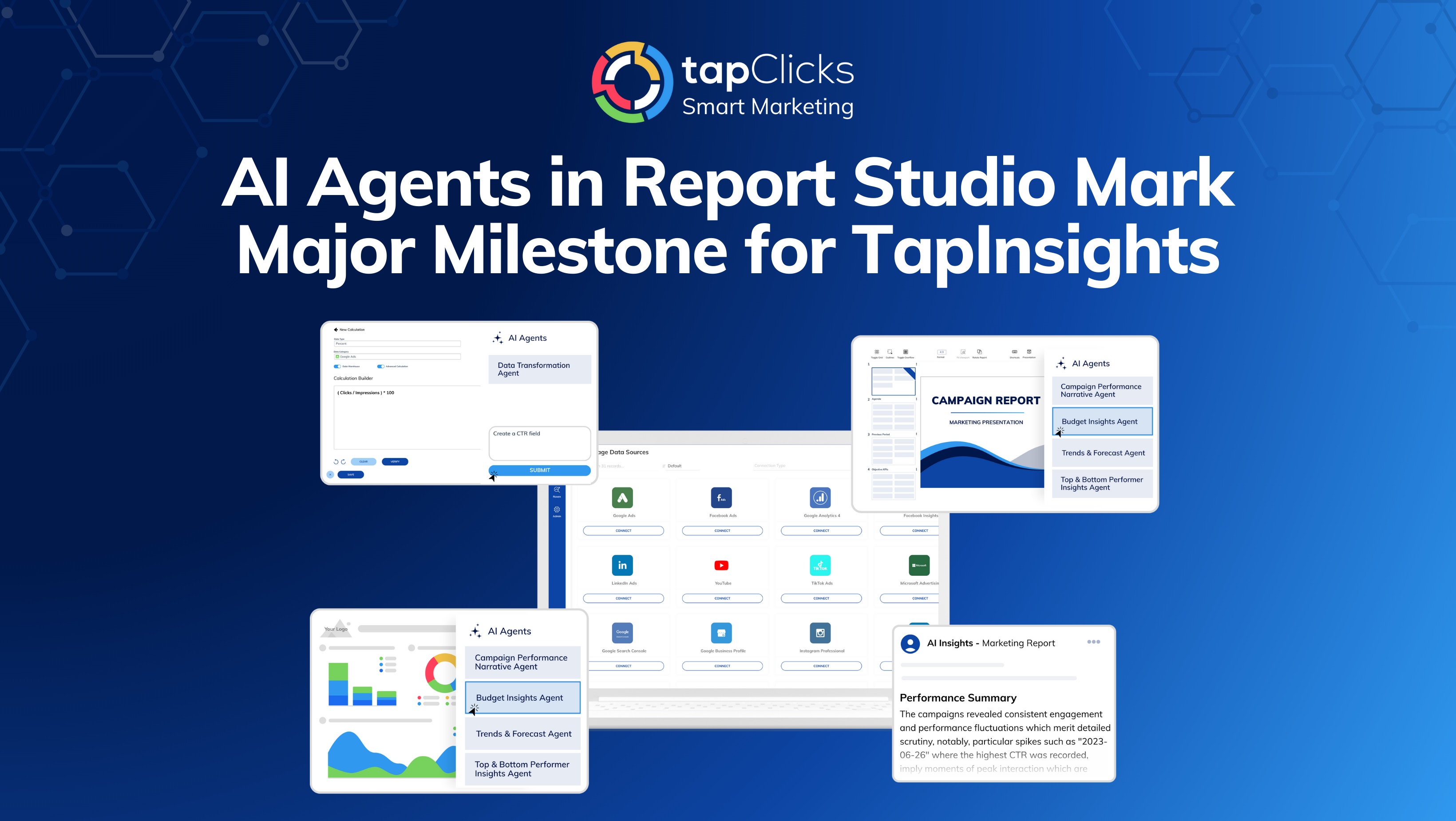 AI Agents in Report Studio Mark Major Milestone for TapInsights