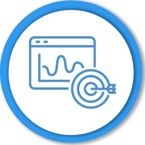 Dashboard with target icon