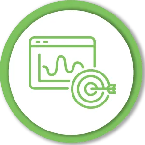 Website page with target