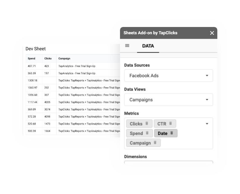 Pull Data into Google Sheets