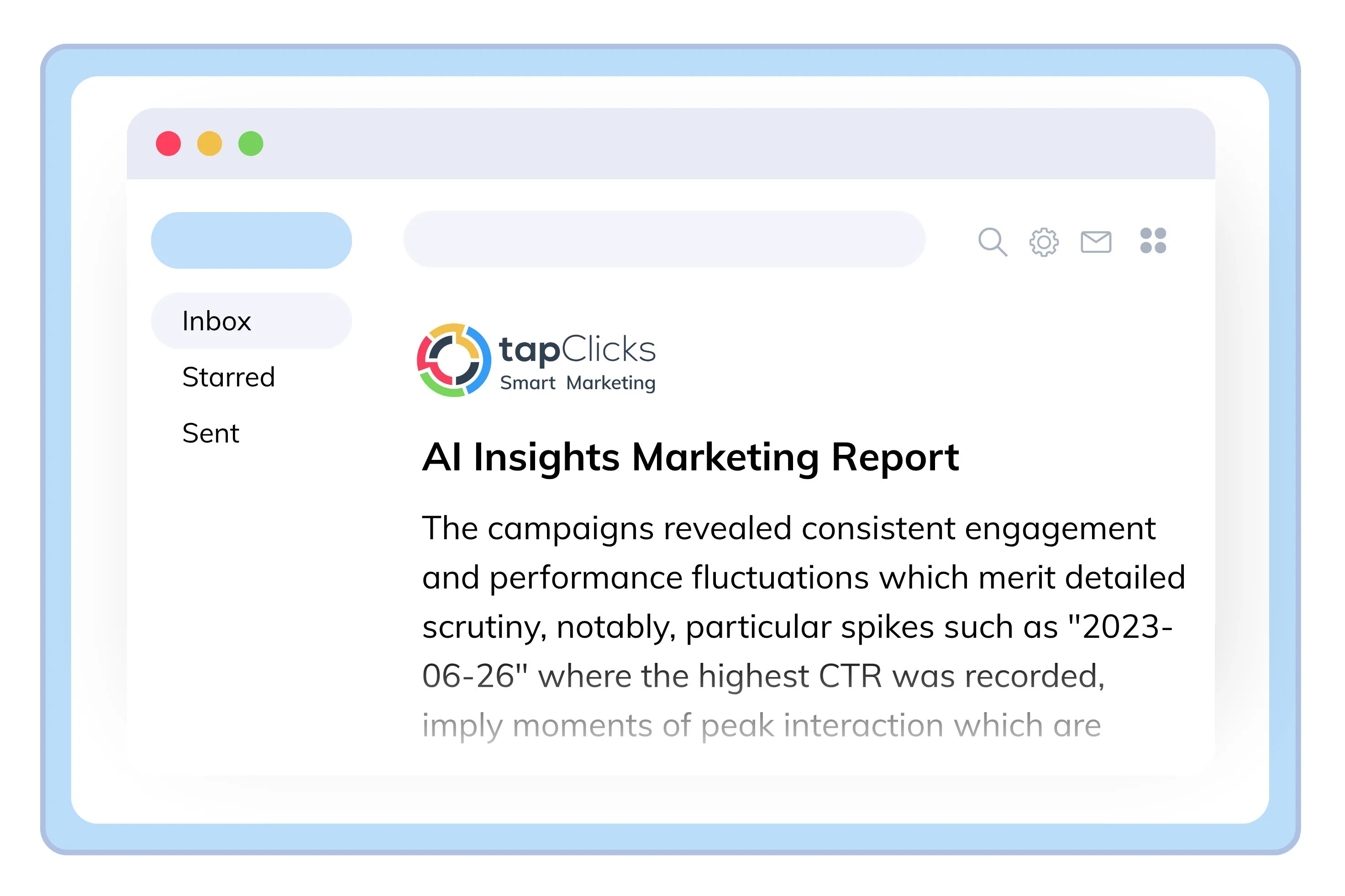 Illustration representing SmartEmail AI insights