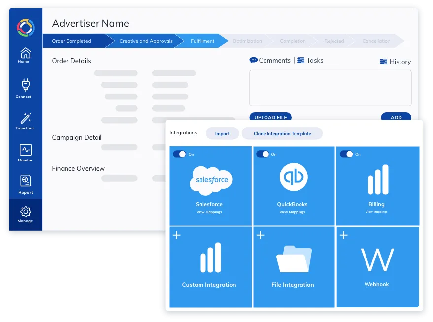 TapClicks Interface Example