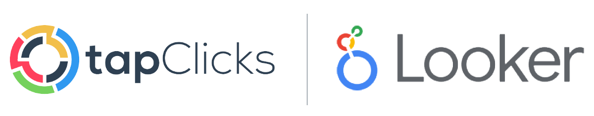 tapclicks and looker logos