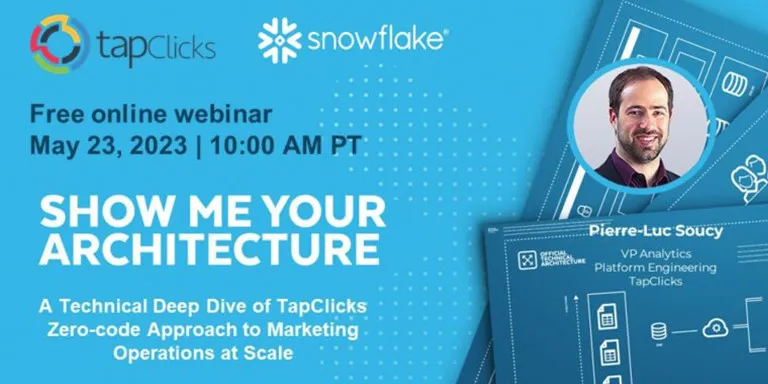 TapClicks Webinar Snowflake