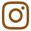 brown instagram icon