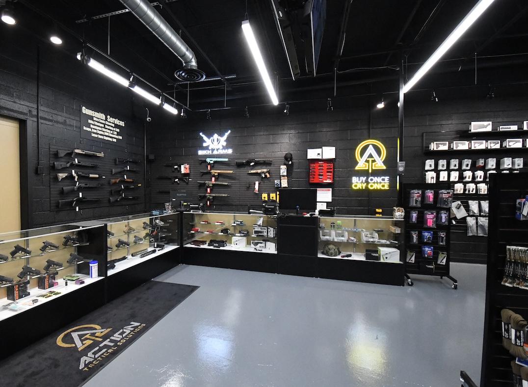 firearm sales and accessories retail store