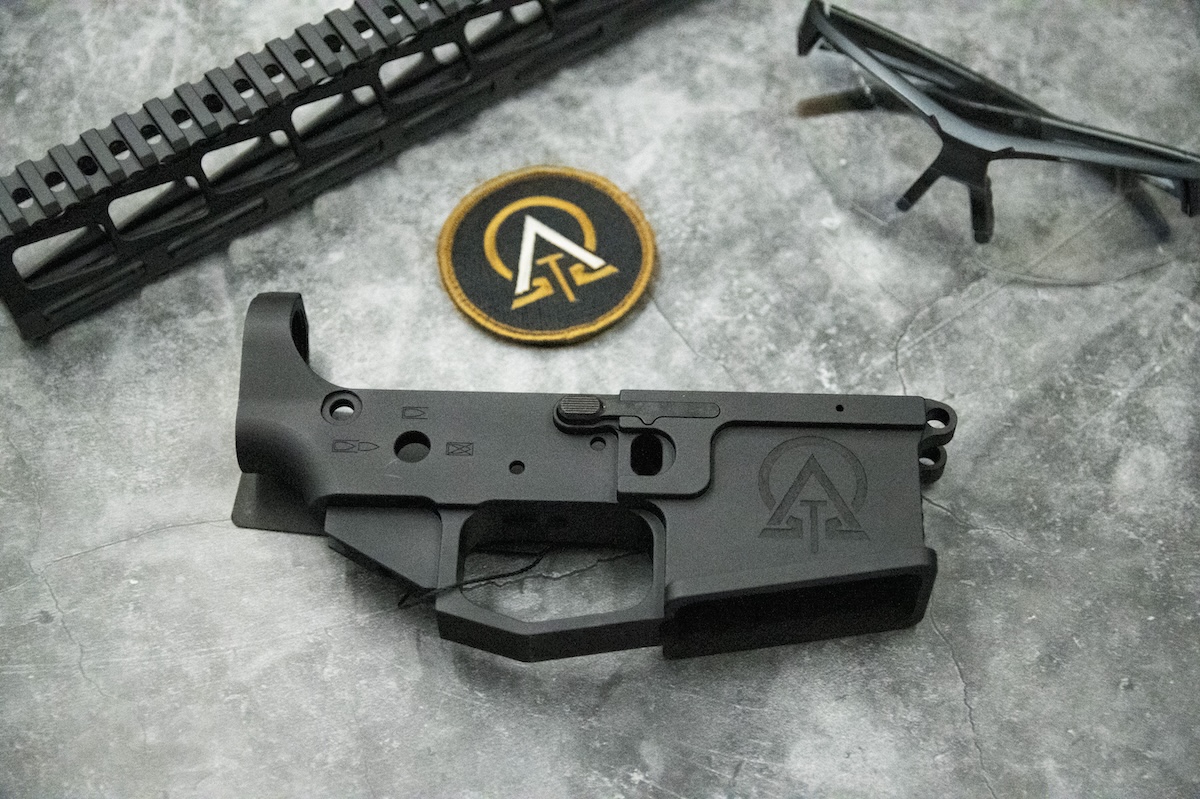 branded gun accessory safety glasses embroidered logo patch