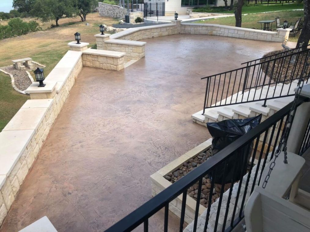 exterior decorative concrete san antonio