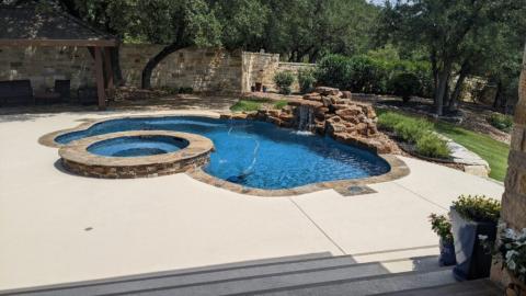 Canyon Lake Texas Area Pool Deck