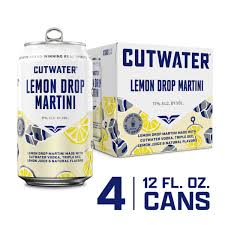 Cutwater Vodka Lemon Drop Martini 4pk 355ml