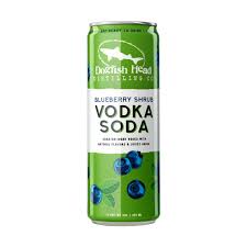 Dogfish Head Blueberry Shrub Vodka Soda 4 Pack 12oz Cans