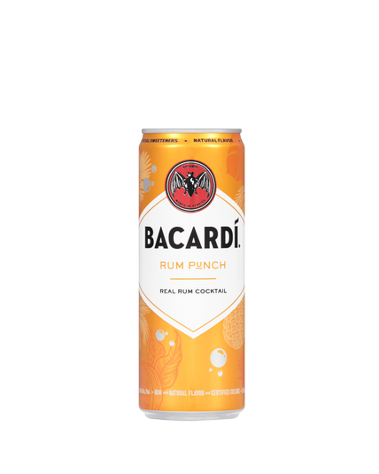 Bacardi Rum Punch Canned Cocktail 4 x 355ml
