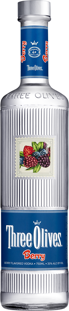 Three Olives Berry Vodka 750ml