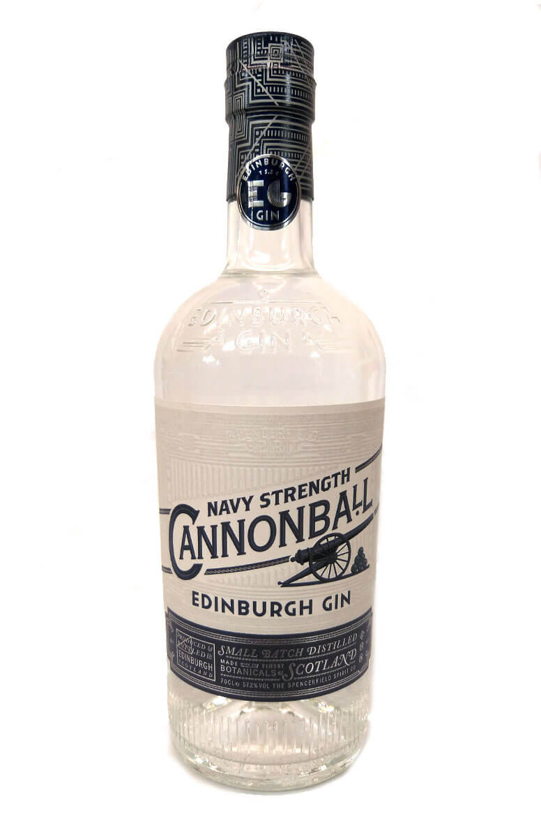 Edinburgh Cannonball Navy Strength Gin 750ml