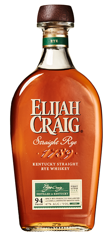 Elijah Craig Straight Rye Whiskey 750ml