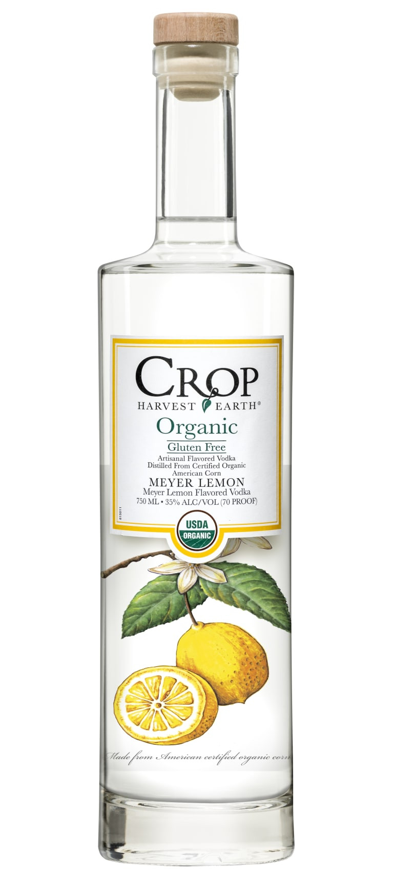 Crop Meyer Lemon Vodka Organic 750ml