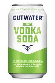 Cutwater Vodka Soda Lime 4 x 12oz Cans