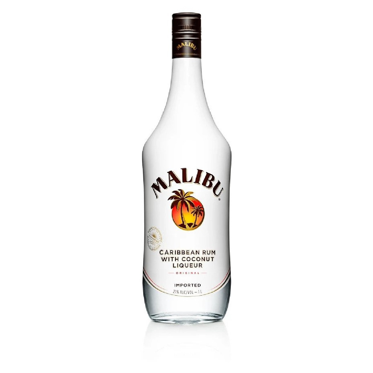 Malibu Original Caribbean Rum With Coconut Liqueur 1L
