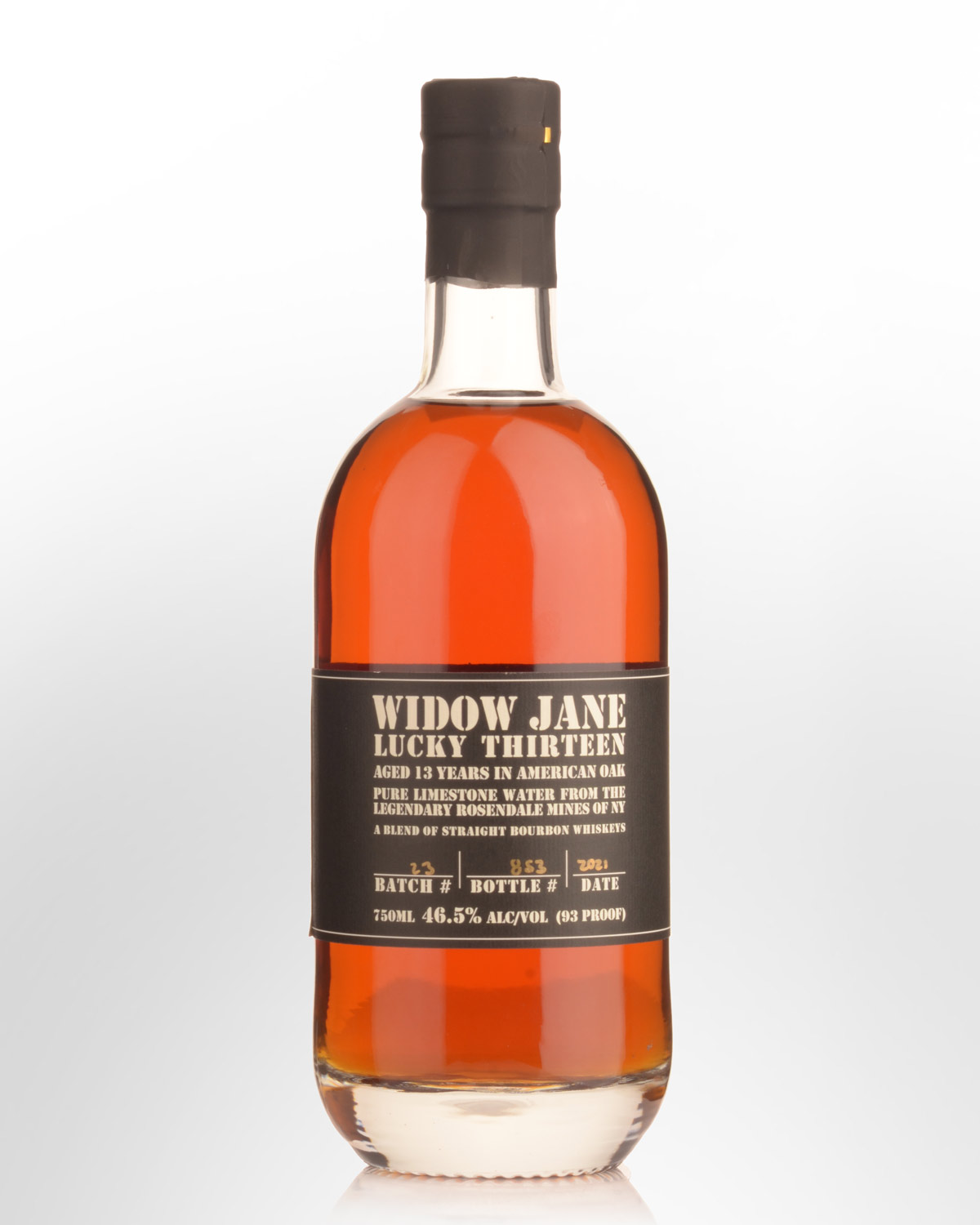 Widow Jane Lucky Thirteen 13 Year Old Straight Bourbon Whiskey 750ml