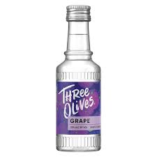 Three Olives Grape Vodka 50ml