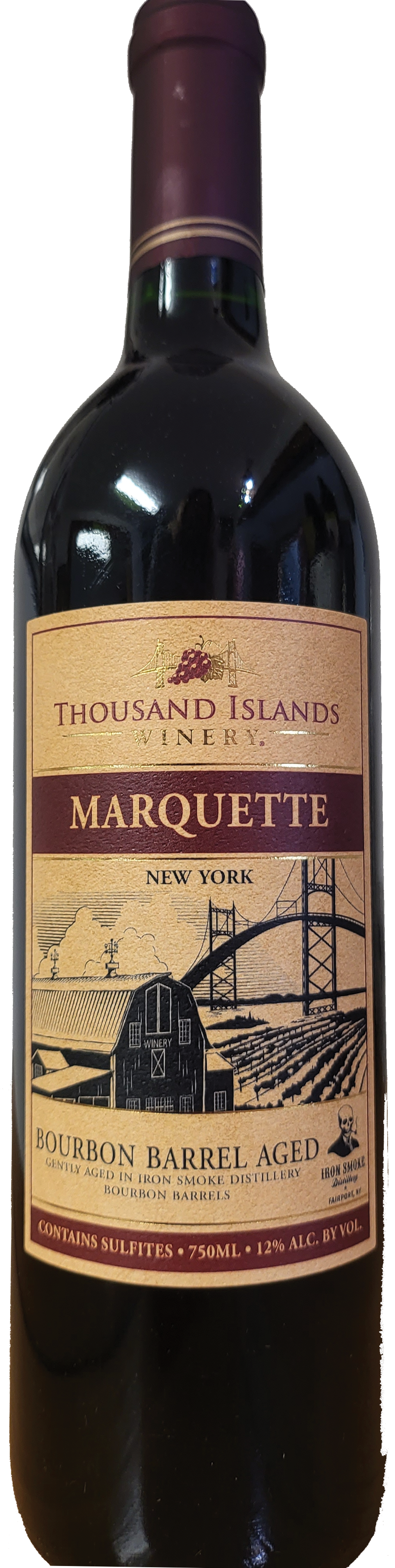 Thousand Islands Winery Marquette Bourbon Barrel Aged 750ml