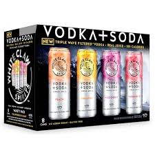 White Claw Vodka + Soda Variety Pack 8pk 12oz Cans