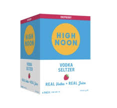 High Noon Raspberry Vodka & Soda 4-Pack 355ml Cans