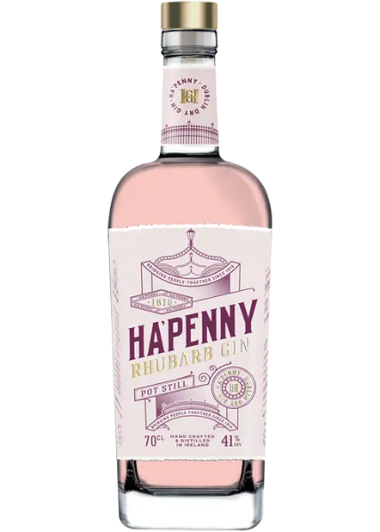 Ha'Penny Rhubarb Gin 750ml