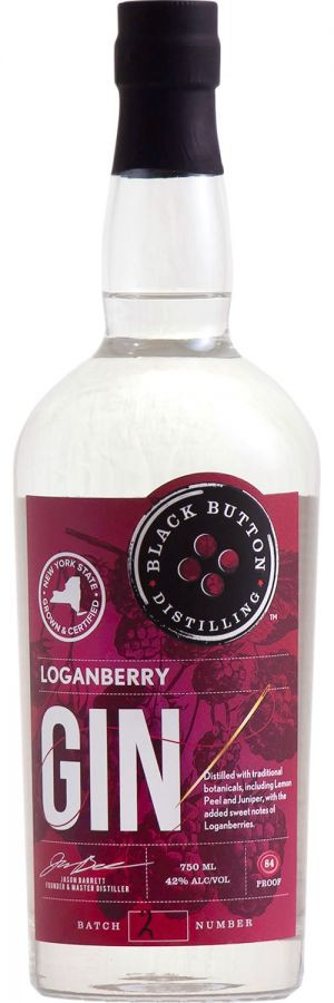 Black Button Loganberry Gin 750ml