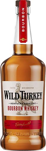 Wild Turkey 81 Proof Kentucky Straight Bourbon Whiskey 1L