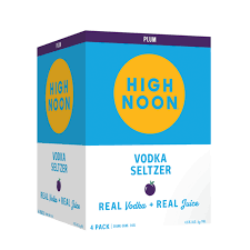 High Noon Plum Vodka & Soda 4pk 355ml