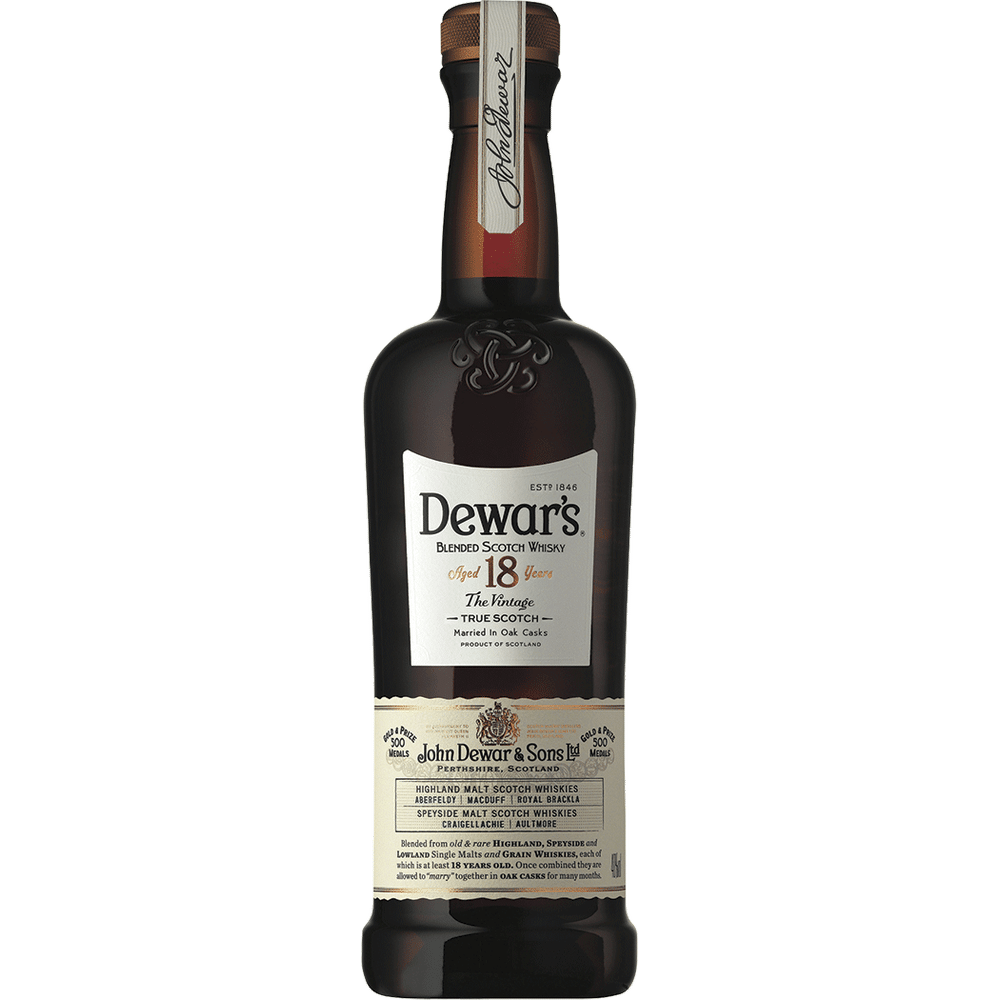 Dewar's 18 Year Old Blended Scotch Whisky 750ml