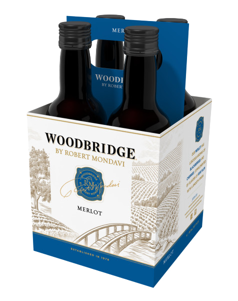 Woodbridge Merlot 4Pk 187ml