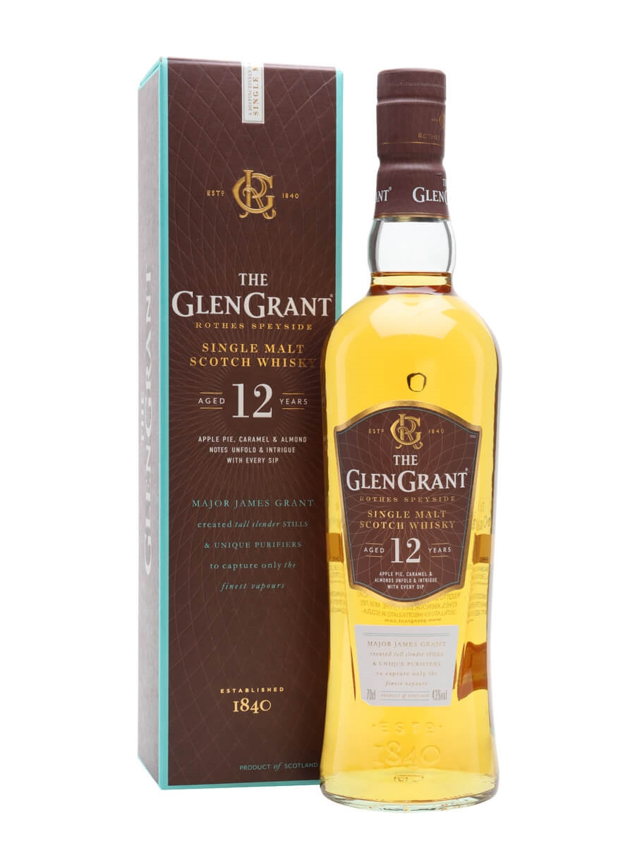 The Glen Grant 12 Year Old Single Malt Scotch Whisky 750ml
