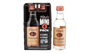 Tito's Handmade Vodka 4 x 50ml