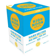 High Noon Lemon 4Pk 355ml