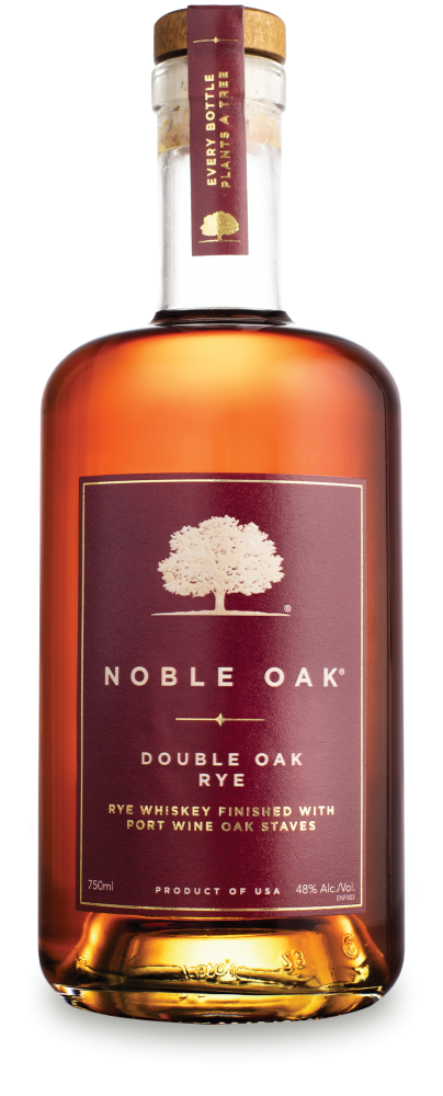 Noble Oak Double Oak Rye Whiskey 750ml