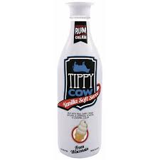 Tippy Cow Vanilla Soft Serve Rum Cream 750ml