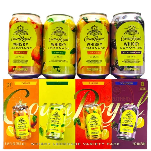 Crown Royal Whisky Lemonade Variety Pack 12oz