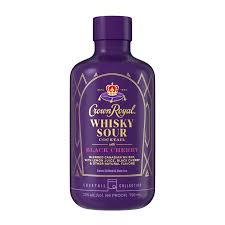 Crown Royal Black Cherry Whisky Sour Cocktail 750ml