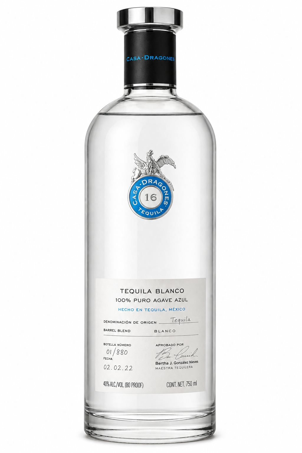 Casa Dragones Blanco Tequila 750ml