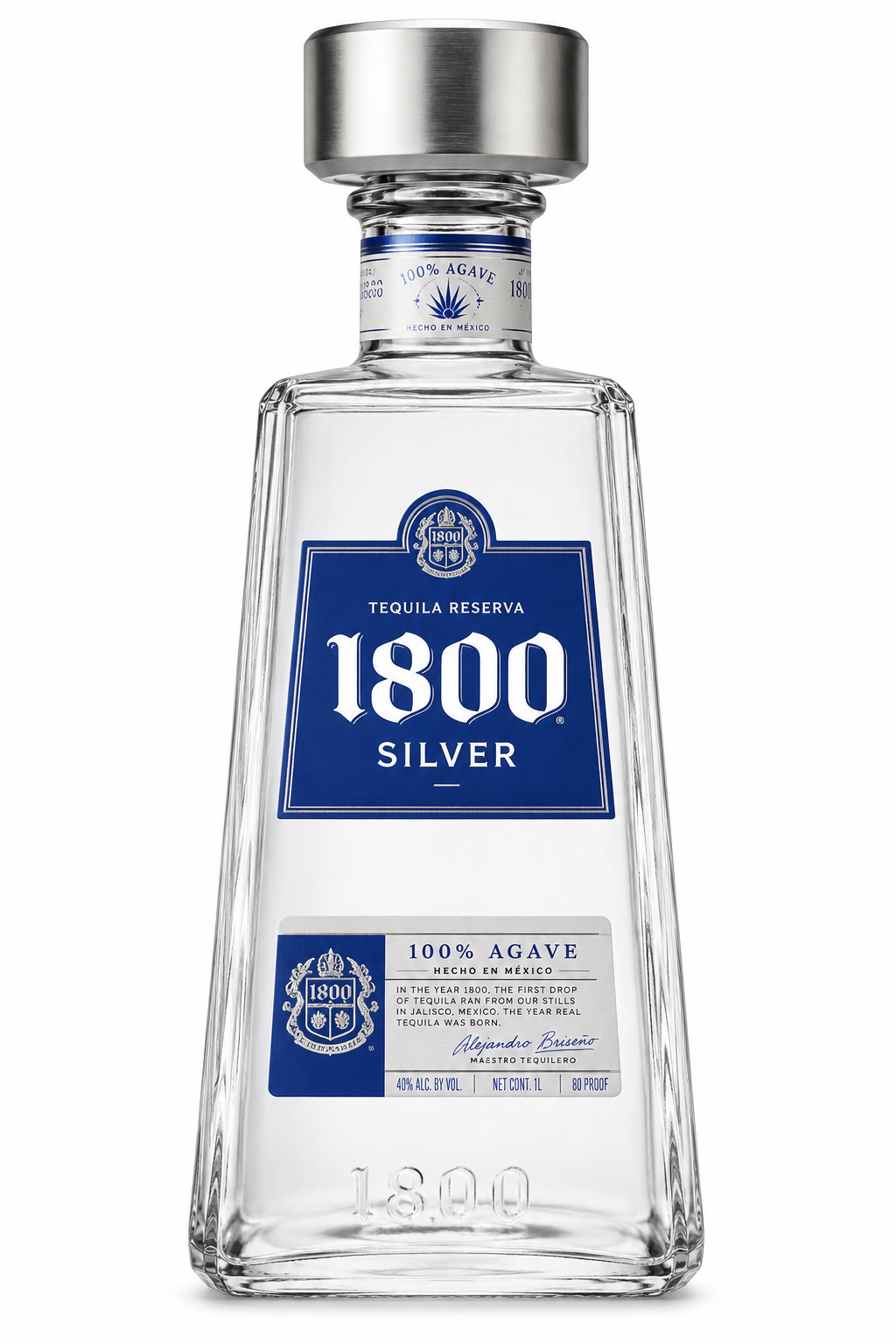 1800 Silver Tequila 1L