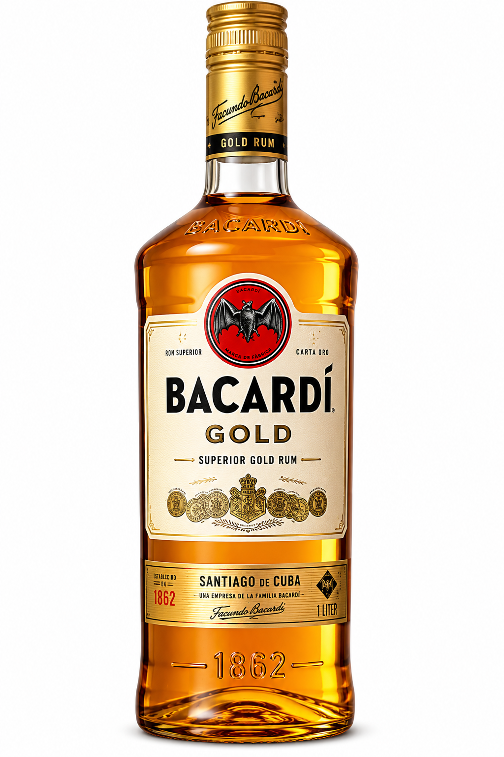Bacardi Gold Rum 1L