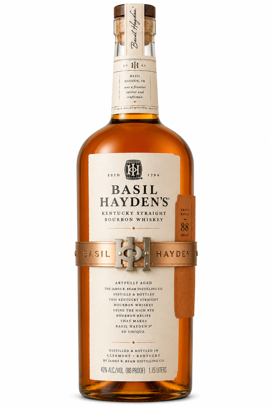 Basil Hayden's Kentucky Straight Bourbon Whiskey 1.75L