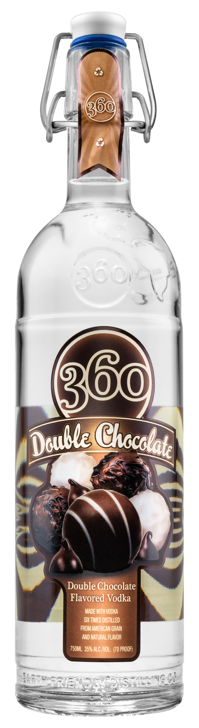 360 Vodka Double Chocolate 1L