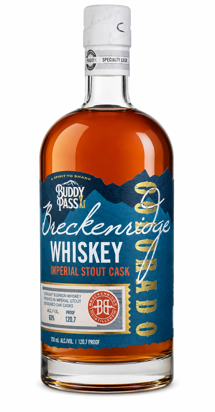Breckenridge Buddy Pass Imperial Stout Cask Finish Whiskey 750ml