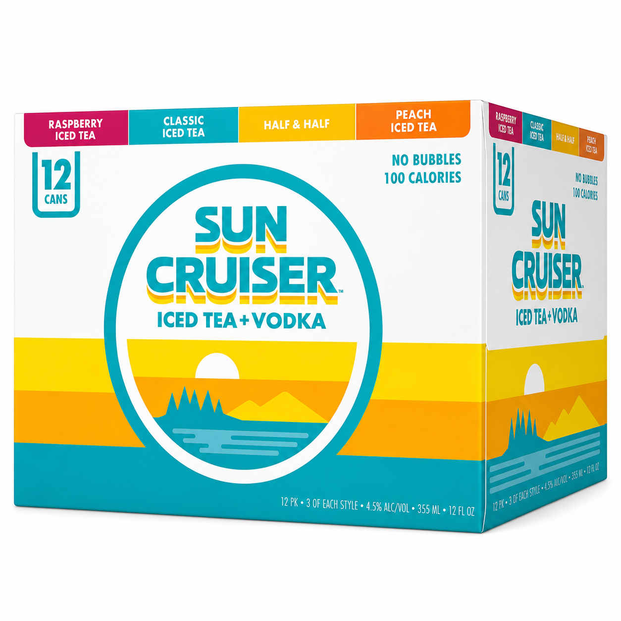 Sun Cruiser Iced Tea Vodka Variety 12oz Cans 12pk