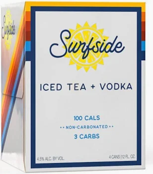 Surfside Iced Tea Vodka 4-pack 355ml cans