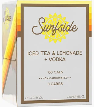 Surfside Iced Tea Lemonade 4-pack 355ml cans